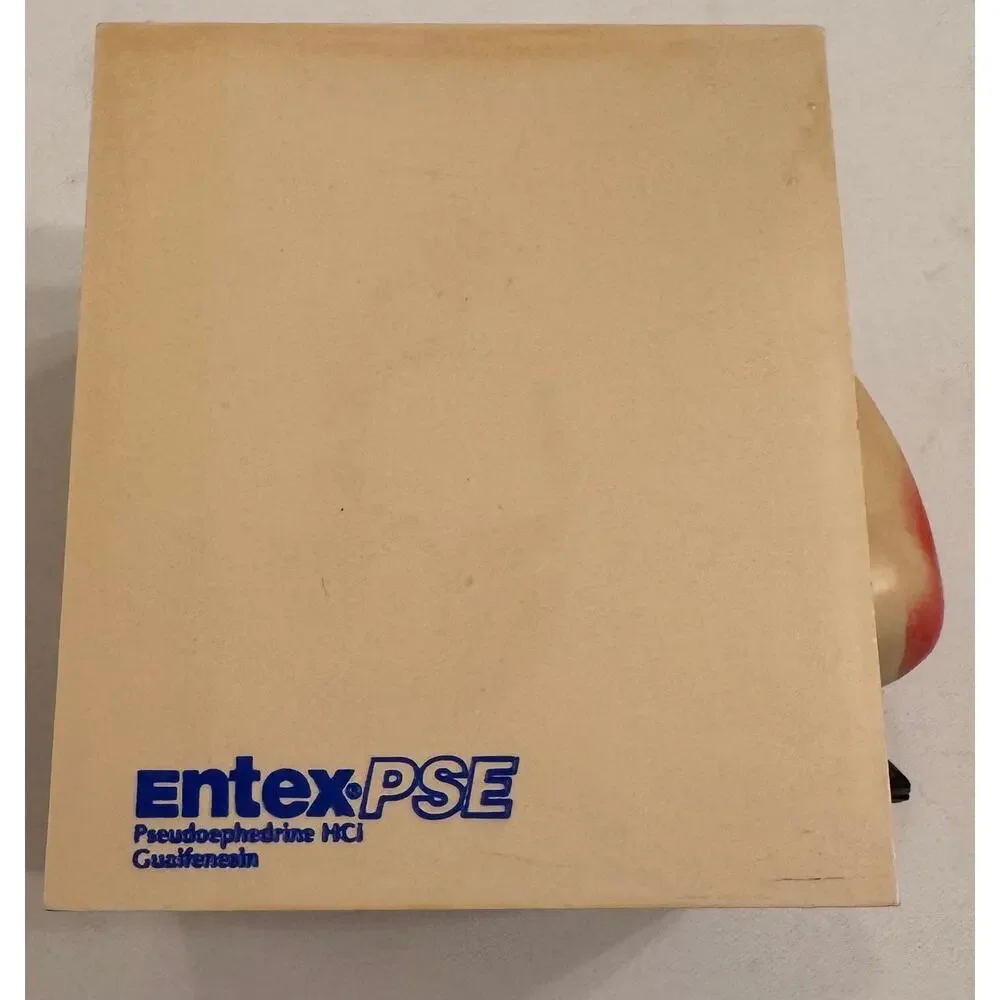 Vintage 1987 Puffs Plus Entex Promotional Plastic Red Nose Tissue Box Cover